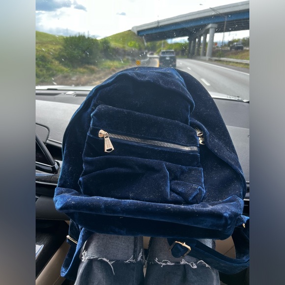 Aimee Kestenberg ~ Velvet Woodside Royal Blue ~ Backpack purse! - Picture 17 of 17